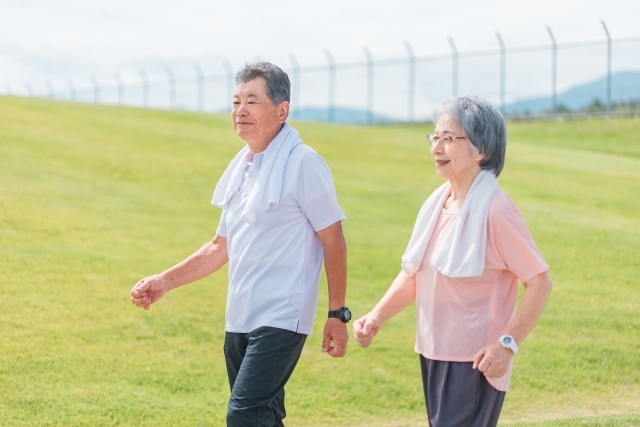 健康的な老夫婦