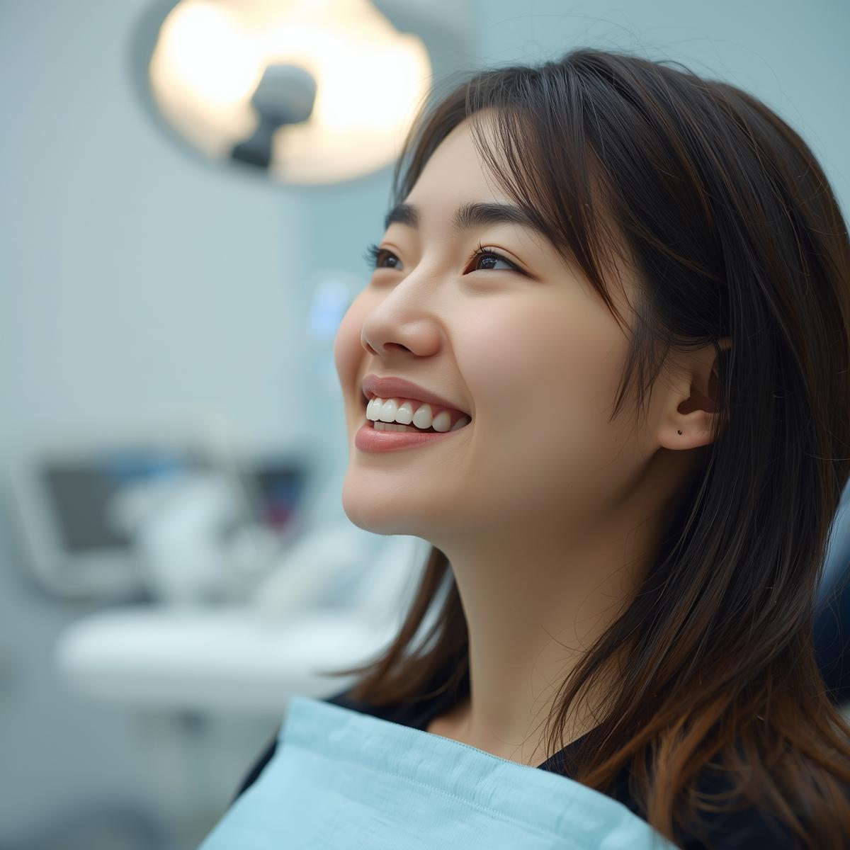 笑顔の日本人夫婦が寄り添っているところ
